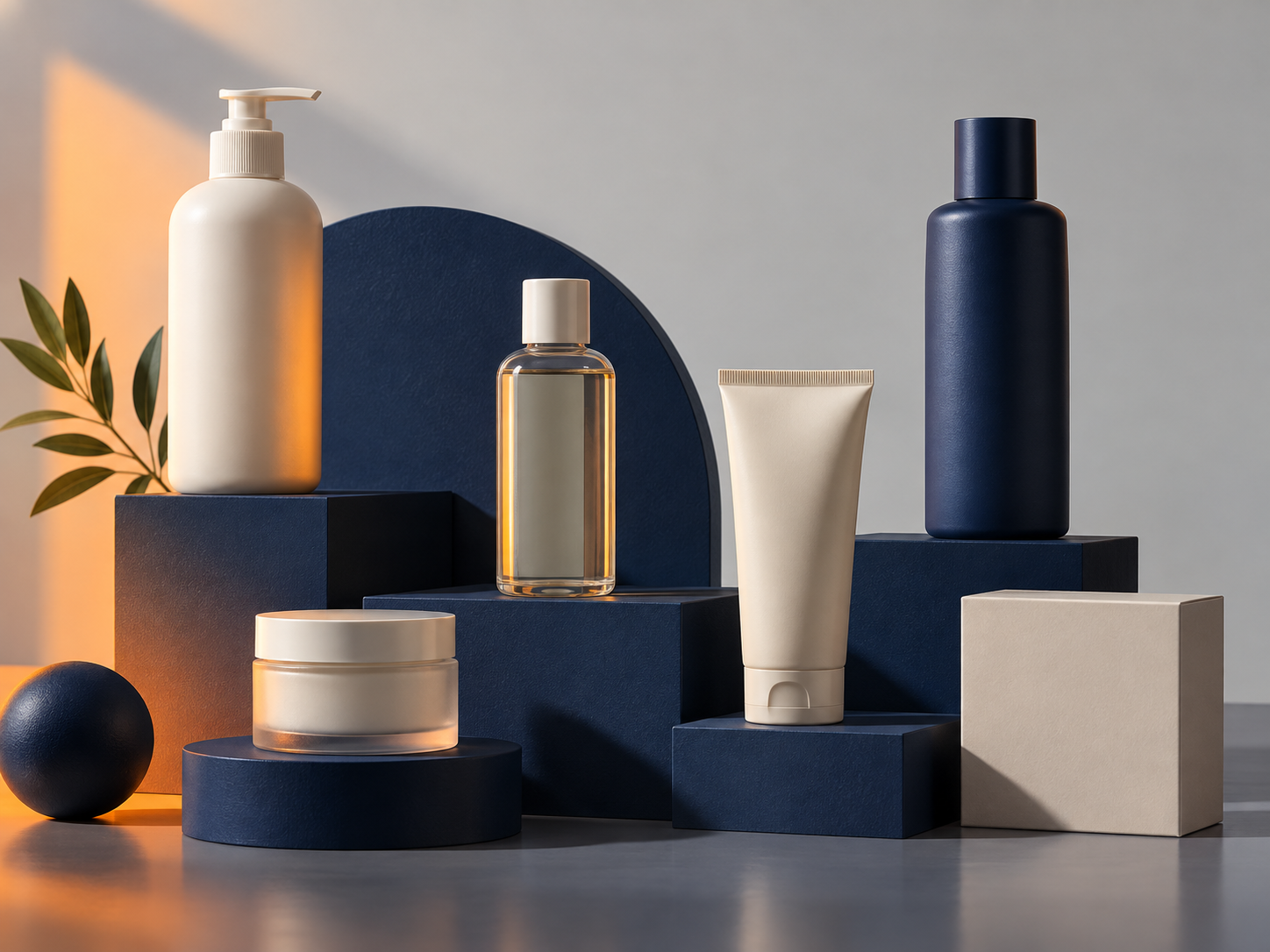 A curated selection of unbranded personal care products
